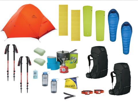 2-Person Winter Backcountry Camping Package